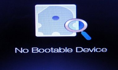 No Bootable Device Error Solution