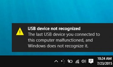 Solución de error de dispositivo USB no reconocido