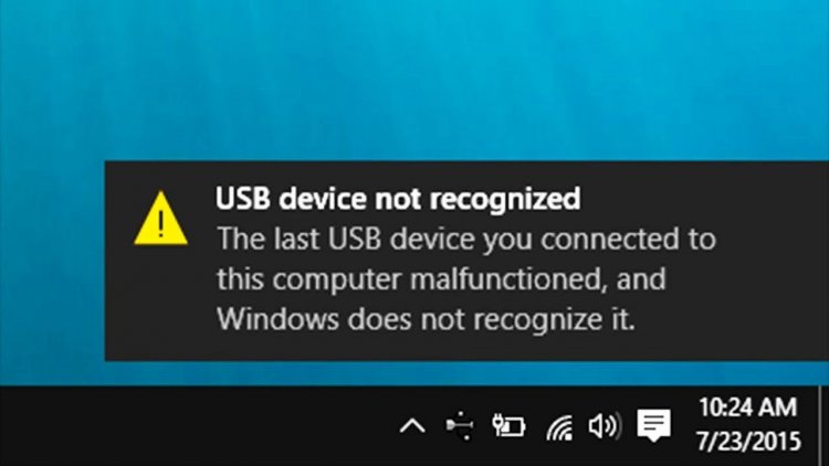 Usb Device Not Recognized Error Solution