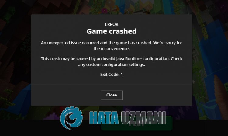 Co to jest kod zakończenia Minecraft Java Edition:błąd 1?