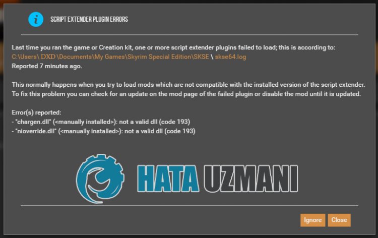 Skyrim SE 193 Hatası Nedir?