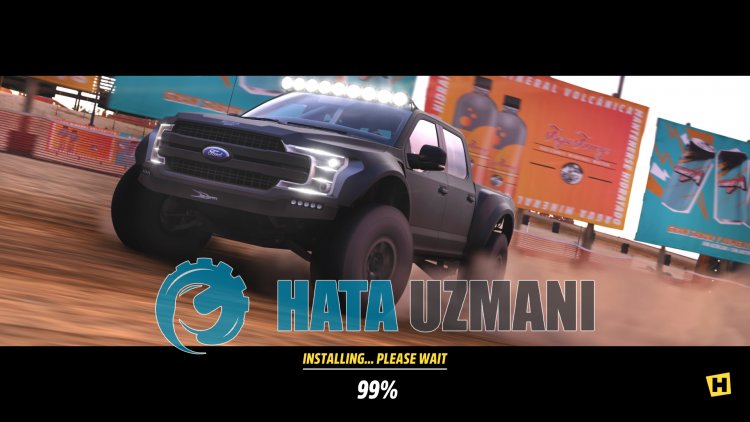 Installerer Forza Horizon 5 Vennligst vent