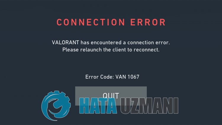 Код ошибки van 1067 valorant как исправить