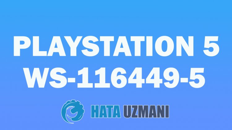 PlayStation 5 Hata Kodu WS-116449-5