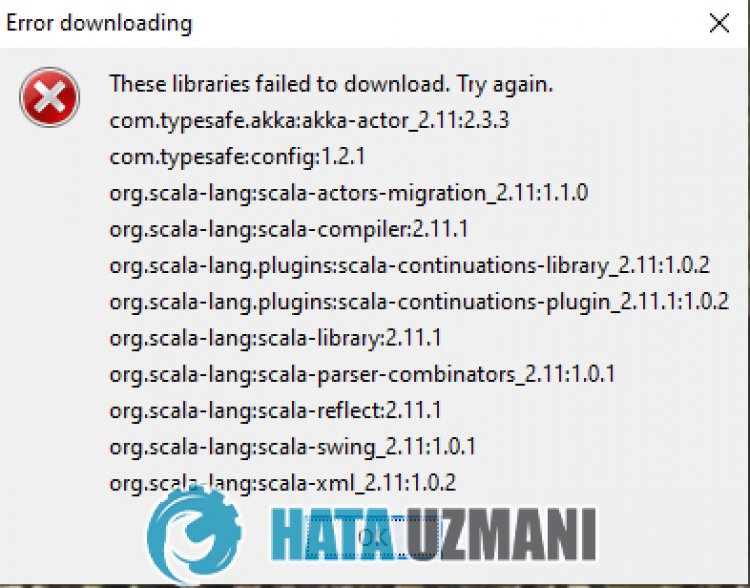 Minecraft Forge Libraries Failed To Download Hatası