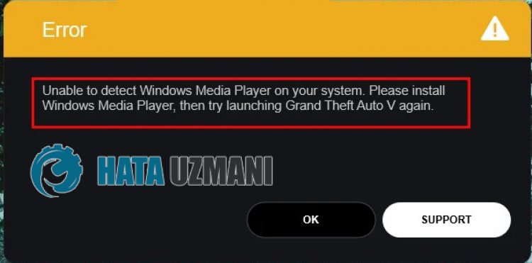 GTA V Unable To Detect Media Player Hatası