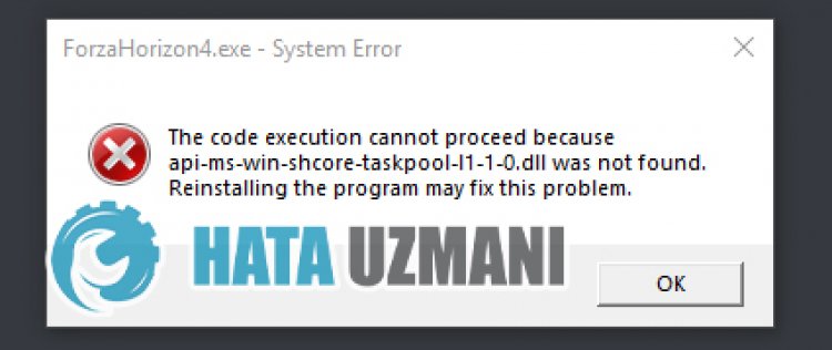Forza Horizon 4 api-ms-win-crt-runtime-l1-1-0. dll-fejl
