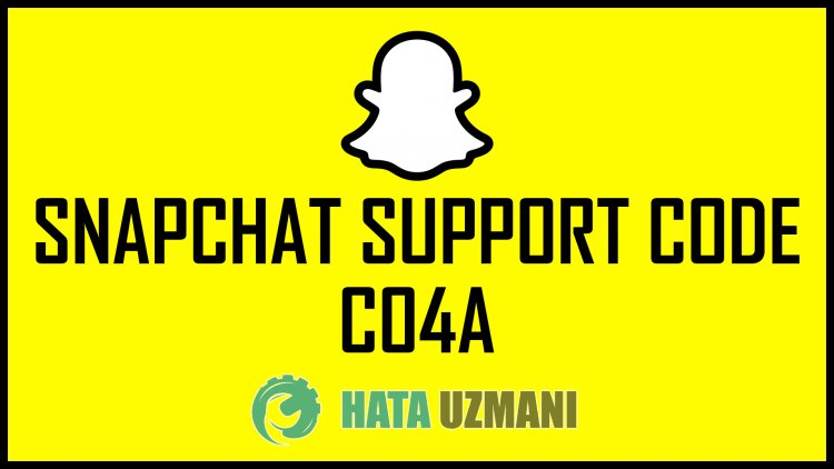 Code d'assistance Snapchat c04a