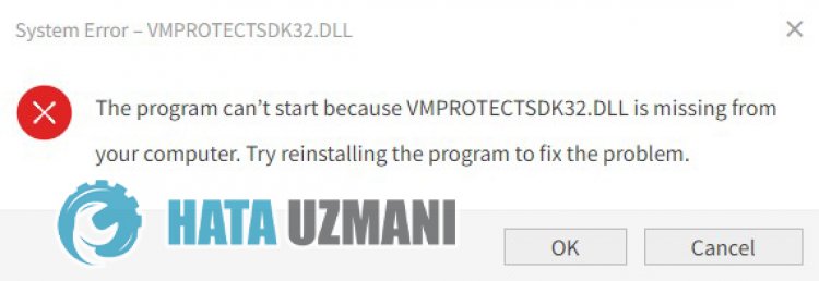 Windows Vmprotectsdk32.dll Is Missing Hatası