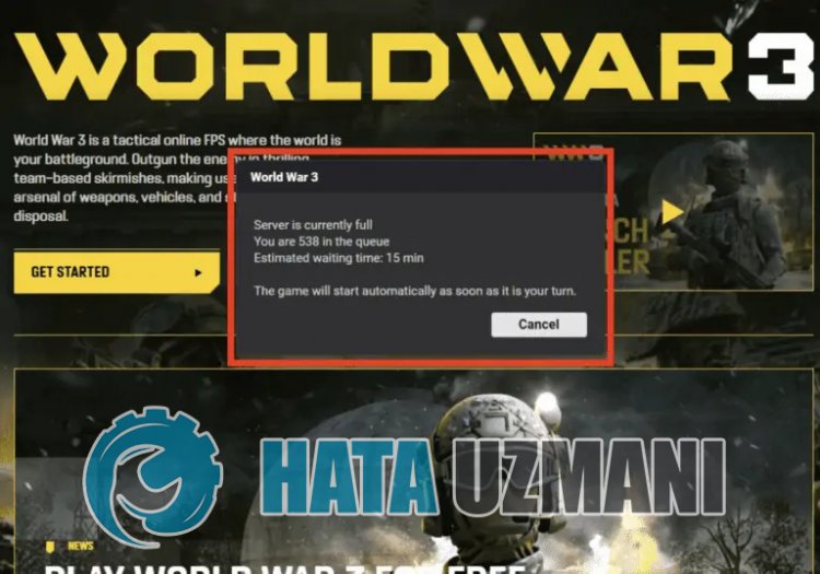 Serverul World War 3 este în prezent o eroare completă