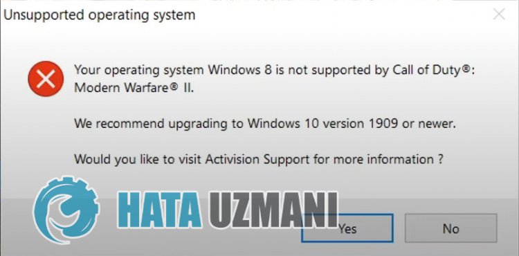 Call of Duty Modern Warfare II Windows 10 Version 1909 Error