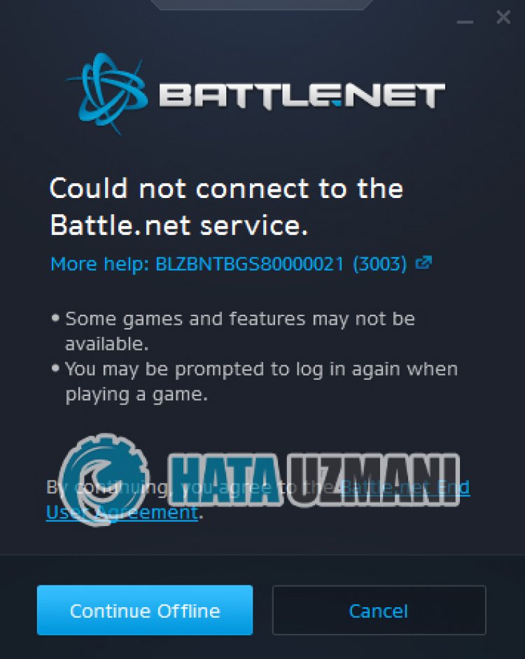 Battle.net BLZBNTBGS80000021 Hatası