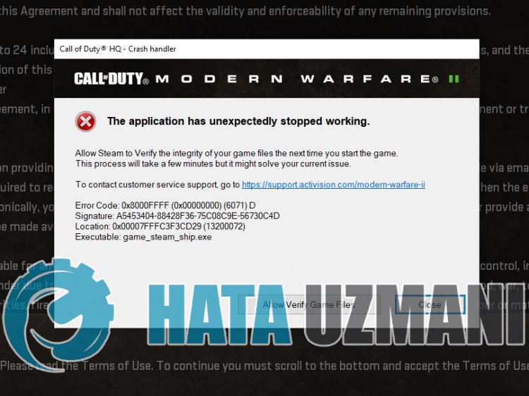Call of Duty Warzone 2.0 Código de erro 0x8000FFFF/0x00000000