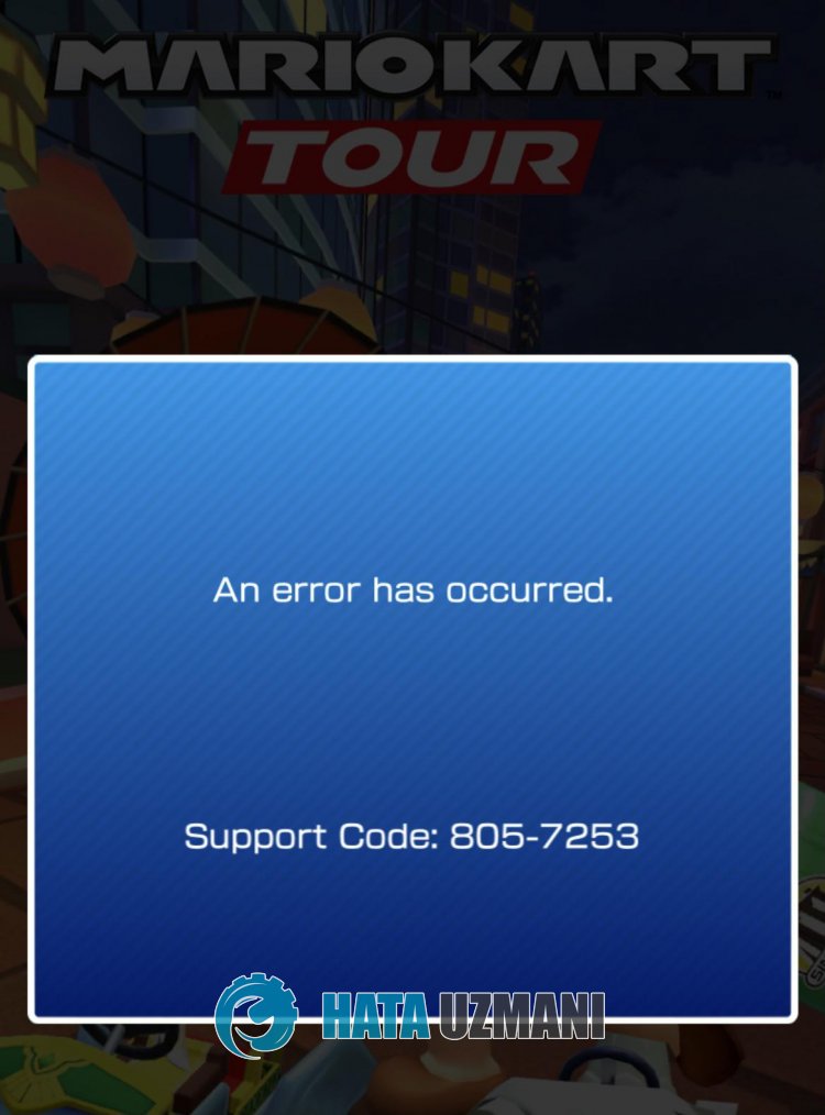Código de soporte de Mario Kart Tour 805-7253 Error