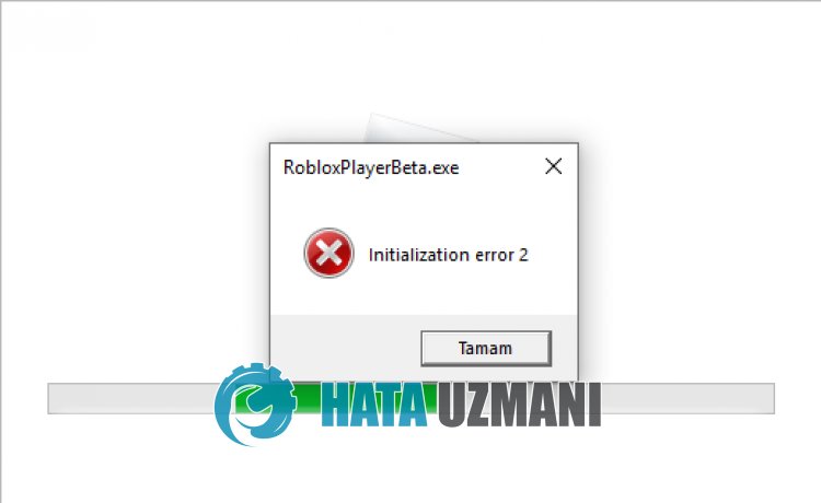 RobloxPlayerBeta.exe Errore di inizializzazione 2