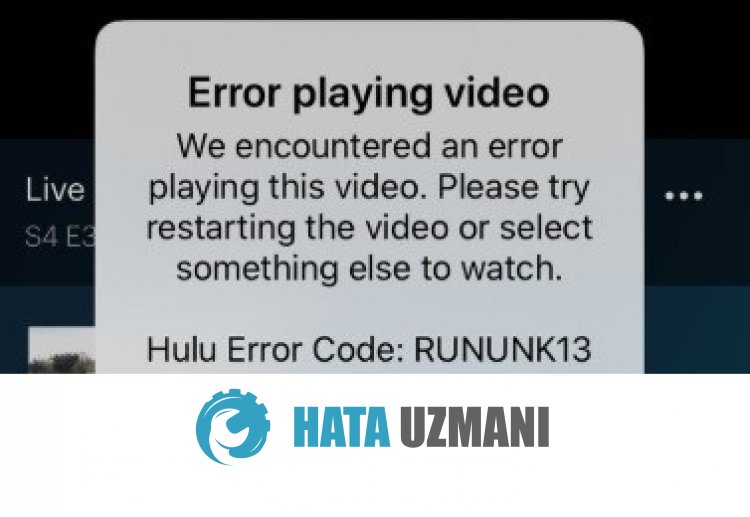 Kod błędu Hulu RUNUNK13