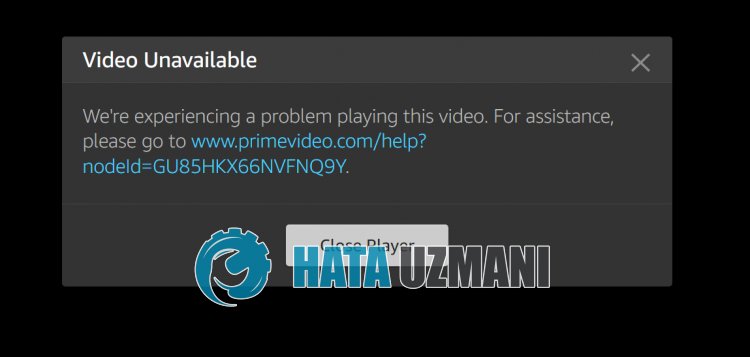 Amazon Prime Video Unavailable Error