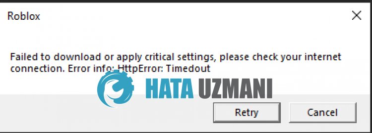 Roblox Failed To Download Or Apply Critical Settings Hatası